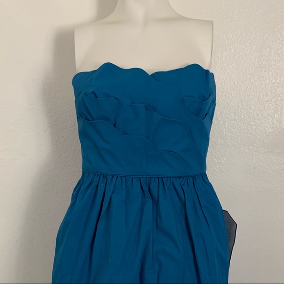 NWT J. Crew Strapless Dress Size 0 - Picture 2 of 16
